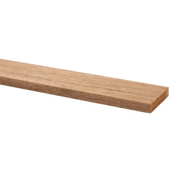 Lat hardhout geschaafd 12x68 mm 210 cm