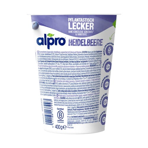 Alpro Soja-Joghurtalternative Heidelbeere VEGAN