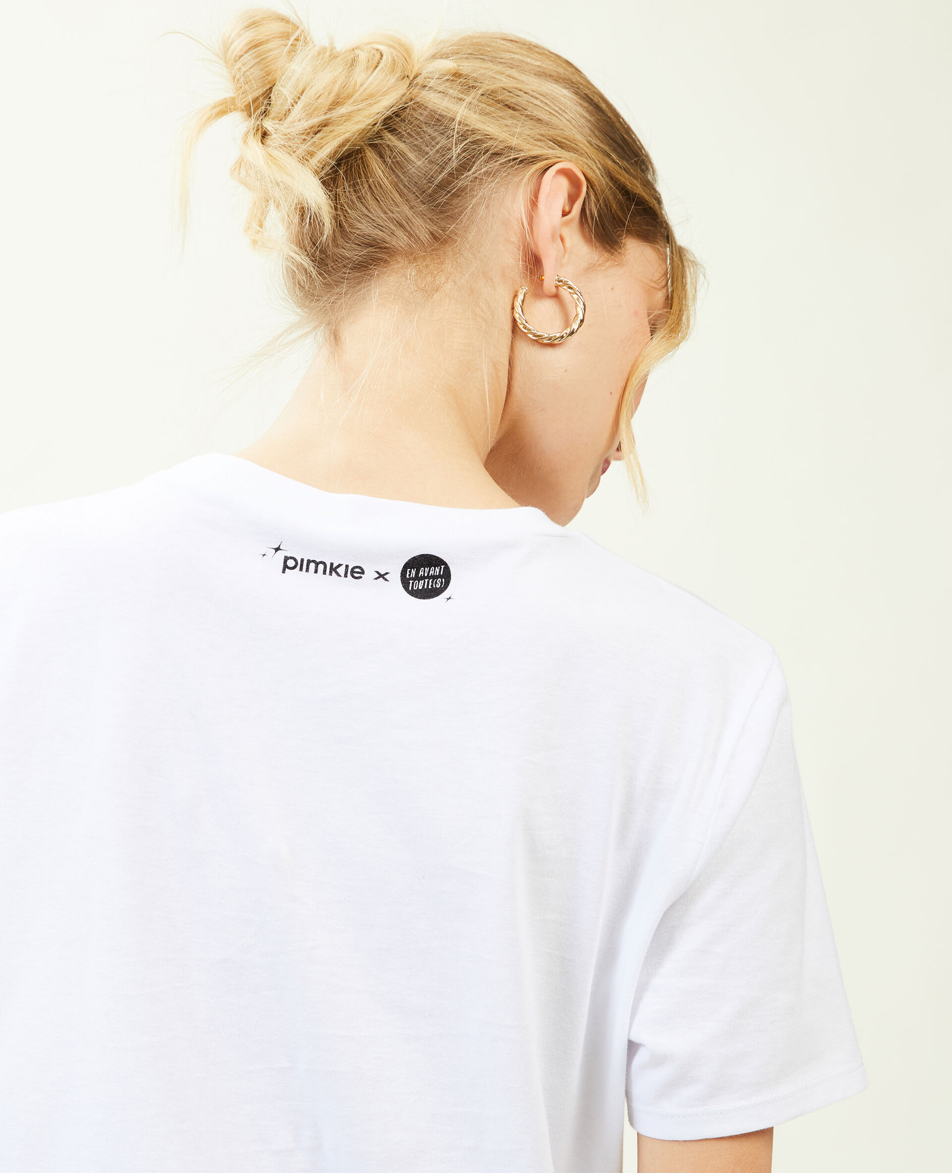 T-shirt pimkie X En avant toute(s) - Blanc