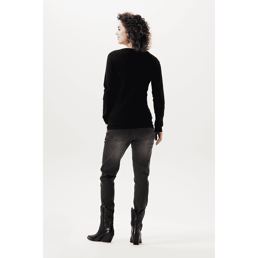 SUPERMOM Langarmshirt Delphi Black