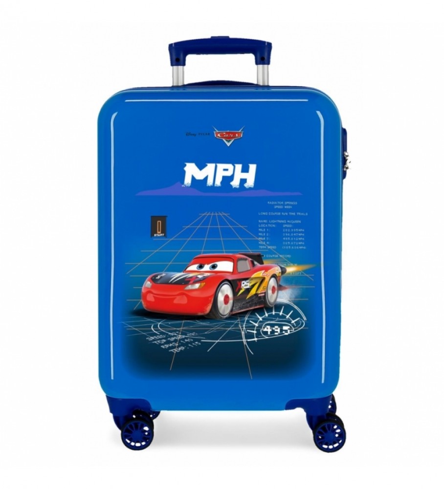 Joumma Malas Maleta de Cabina Carros Rocket Racing rgida azul -38x55x20cm-