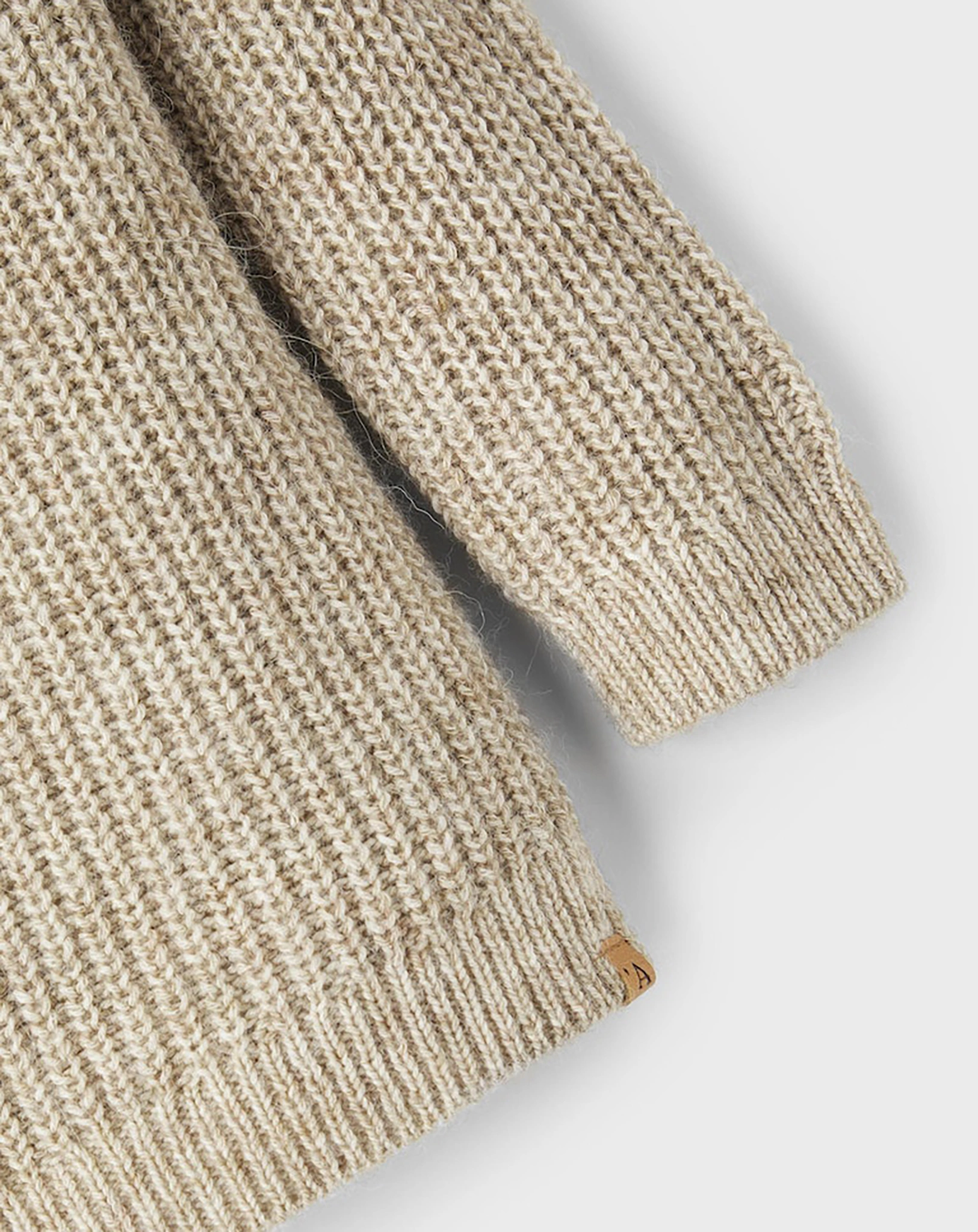 Strickpullover NMMOMIO in chinchilla