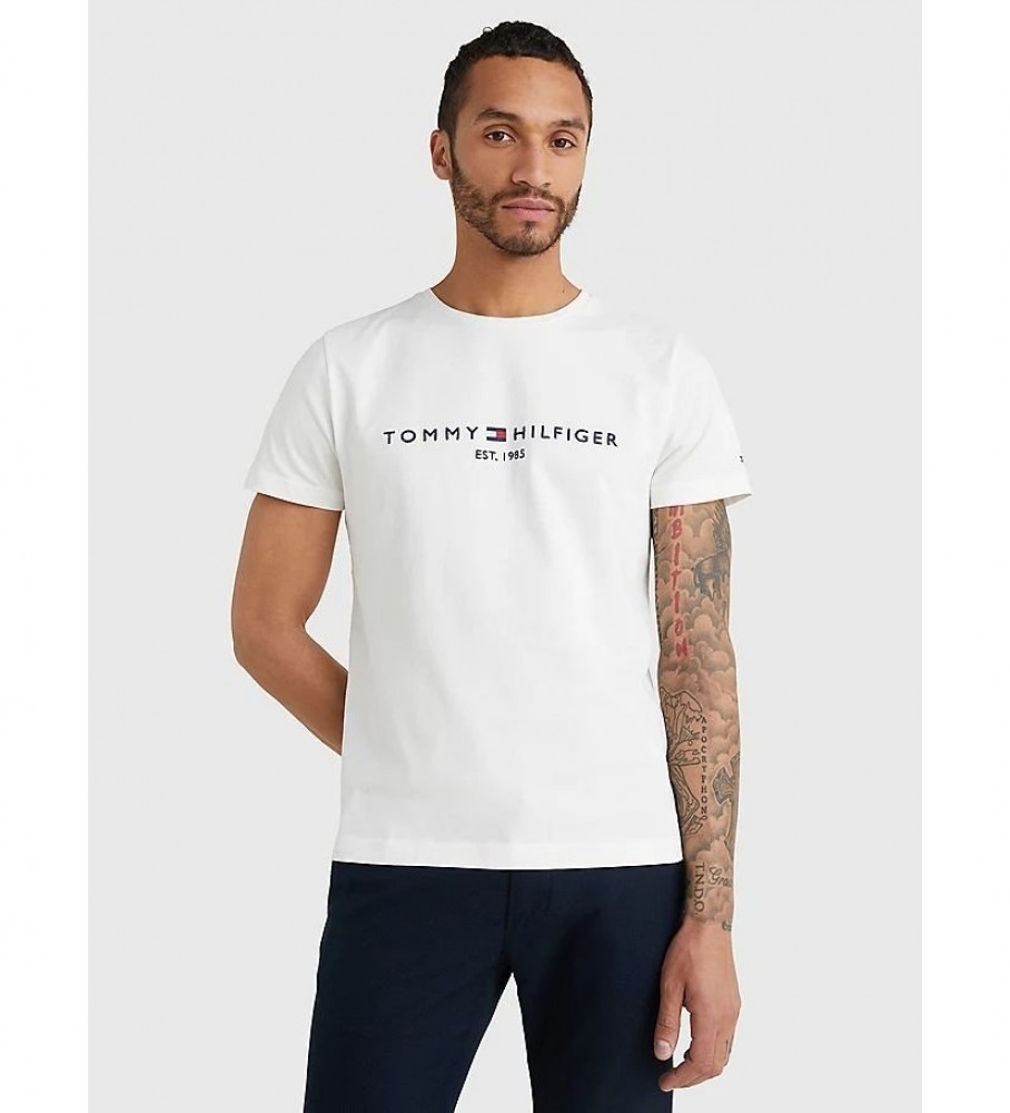 Camiseta Tommy Hilfiger Core Logo, branca