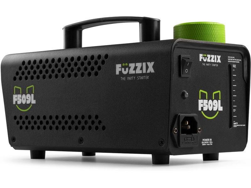 Fuzzix Nebelmaschine F509L Party-Nebelmaschine mit 9x RGB-LEDs