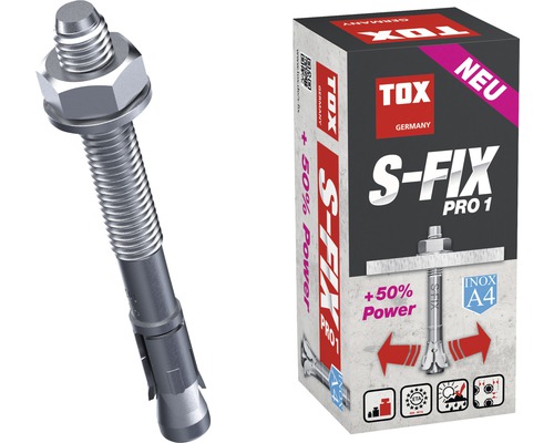 Tox S-Fix Pro 1 A4 M16x150/30 boutankers, 10 stuks