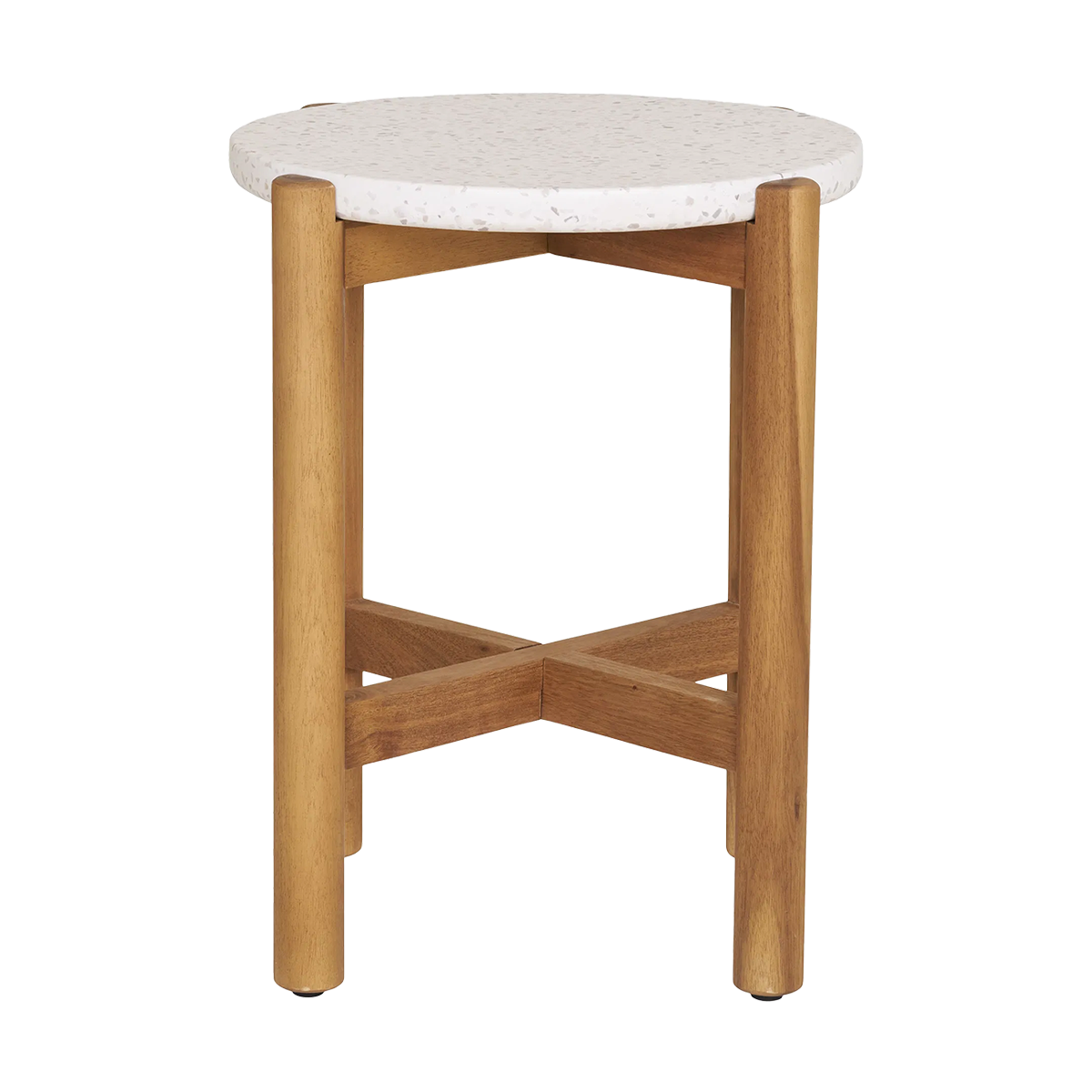 Houten tuin bijzettafel Teresa Naturel