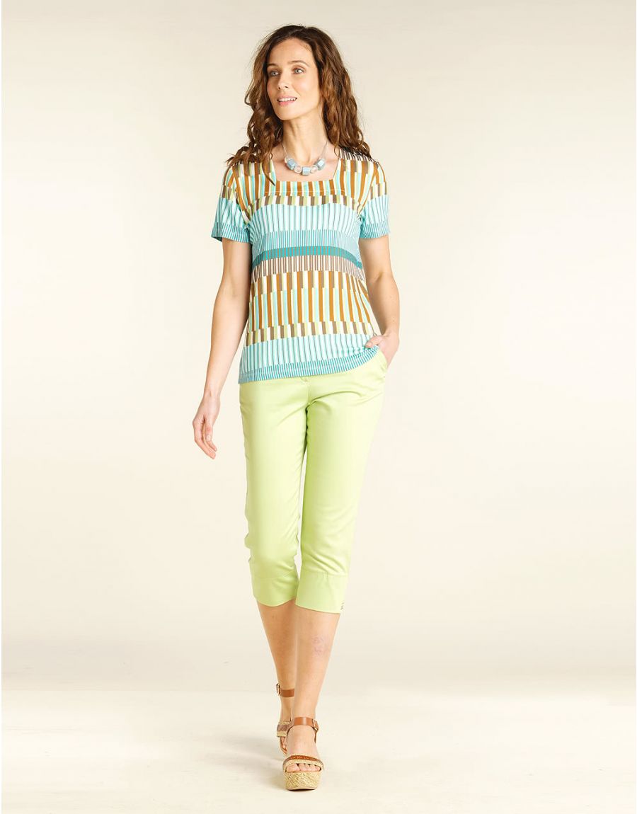 Corsaire stretch pomme