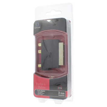 Q-Link scart adapter/schakelaar scart/3XRCA/SVHS