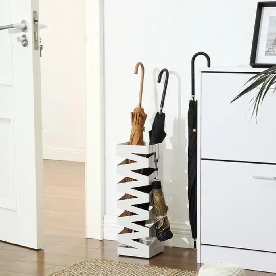 Bobbel Home - parapluhouder, metaal, vierkant, 4 haken
