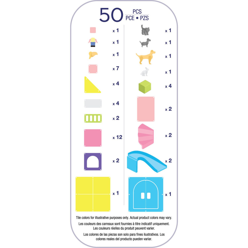 Køb Magna-Tiles® Pet Playhouse 50 Pcs