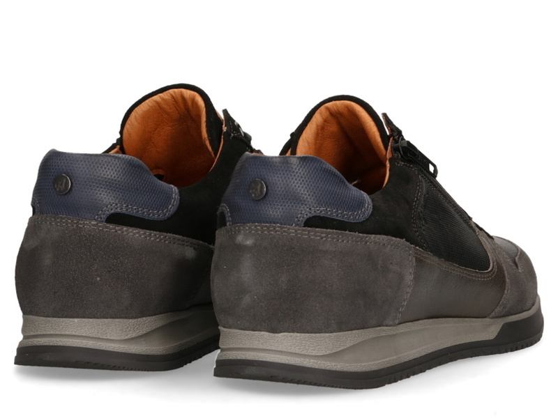 Australian Footwear Browning Leather Zwart grijs