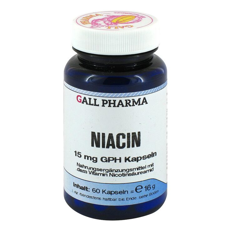 Niacin 15 mg GPH Kapseln, 60 St
