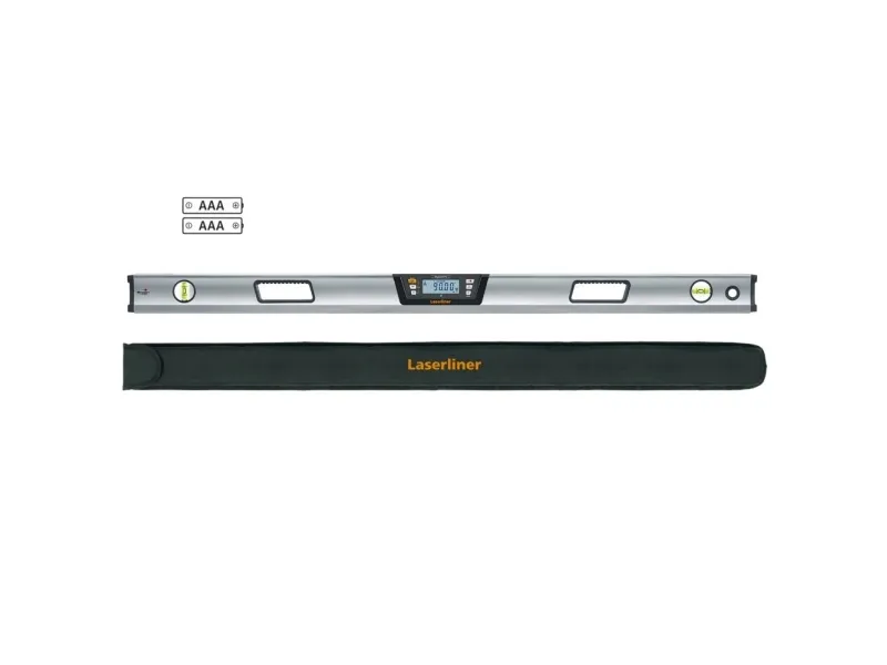 Laserliner DigiLevel Pro 100, Linjeniveau, Sort, Metallic, 0,5 mm/m, 0,5 mm, AAA, 1,5 V