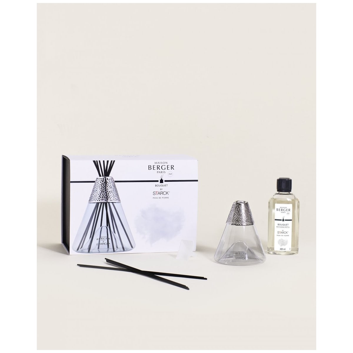 Maison Berger Paris Bouquet Parfumé Peau de Pierre Coffret Maison Berger