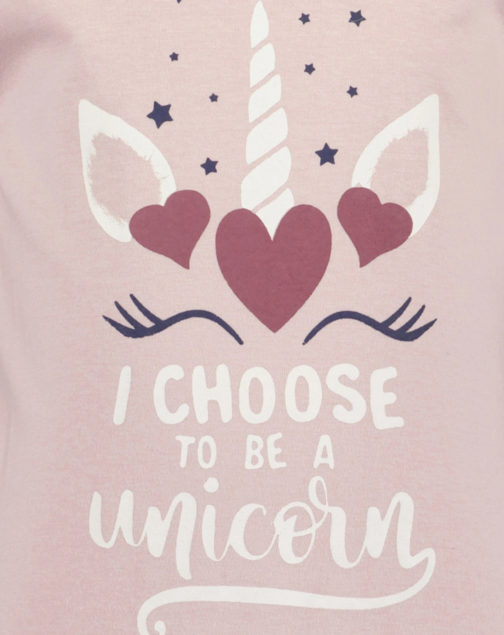 Nachthemd BE A UNICORN in rosa