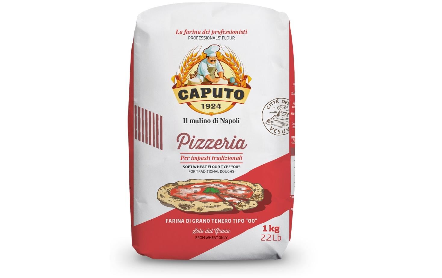 Mehl Pizzeria «Tipo 00» 1 kgWeichweizenmehl für einen fluffigen Pizzateig
