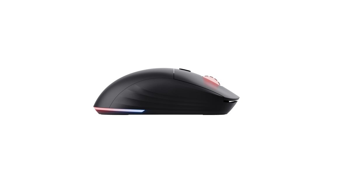 TrustGXT 927 Redex+ draadloze gaming muis met hoog prestatieniveau  (Zwart, RGB | 100 - 25.600 dpi | PS4 | PS5 | XBOX series X|S)
