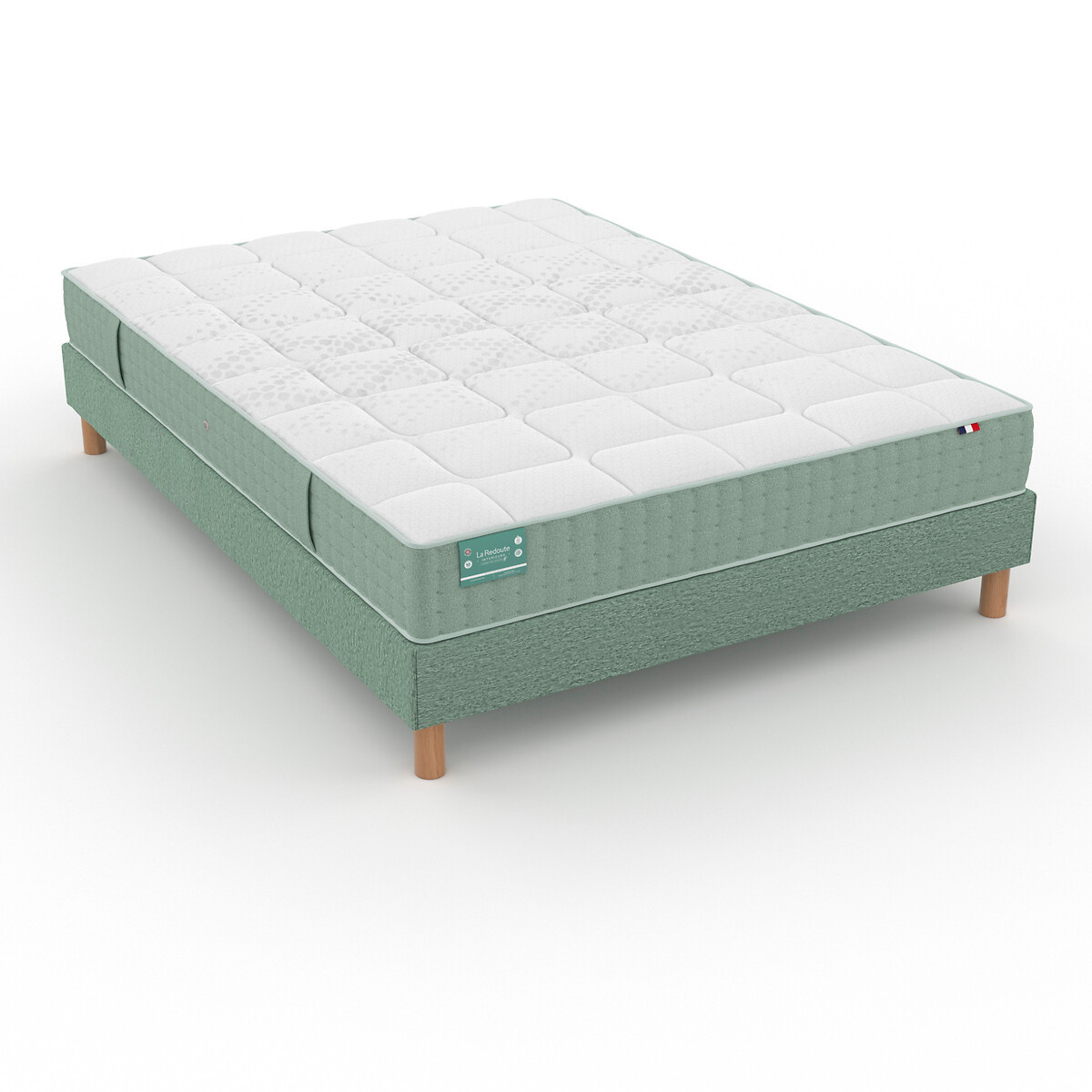 LA REDOUTE INTERIEURS<br>Conjunto de box com colchão firme de 1362 molas