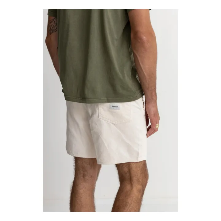 Rhythm Short Classic Velours | Ecru