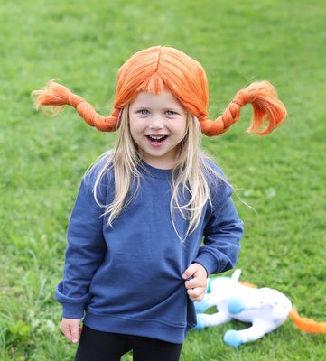 Pippi Langstrømpe Parykk