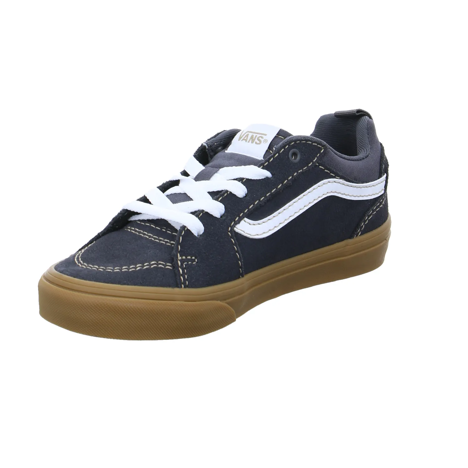 VANS Kinder Sportschuh Grau Leder
