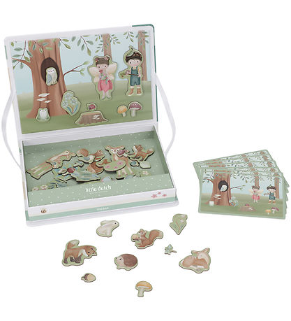 Little Dutch Magnetisk Legebr?t - Forest Friends