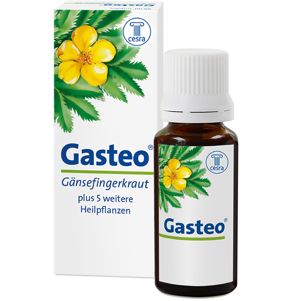Gasteo® Magen-Tropfen bei Magen-Darm-Beschwerden