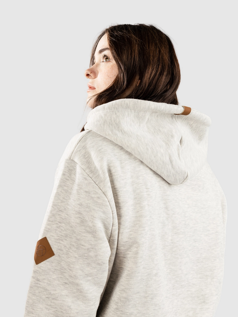 Kazane Wren Hoodie lt heather grey