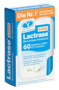 Lactrase Tabletten 6000 IE Dispenser, 60 Stück