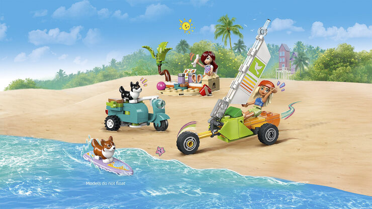 Lego Eventyr med surfende hunde og scooter 42641