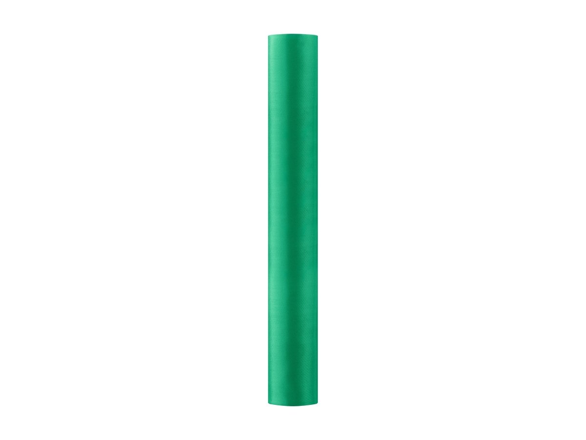 Groene Tafelloper Satijn 9m