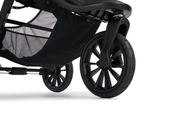 Baby Jogger city elite 2, Baldakin, Terrængående klapvogn, Ethvert køn, Hollow-out wheels, Sammenfoldelig, Sort