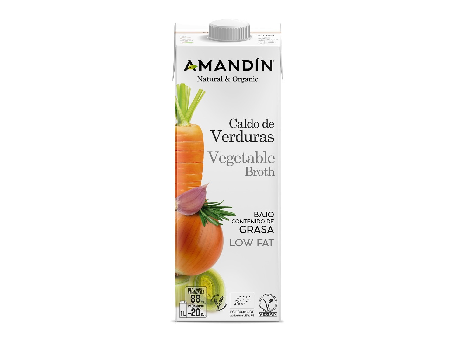 CALDO DE LEGUMES AMANDÍN BIO 1L