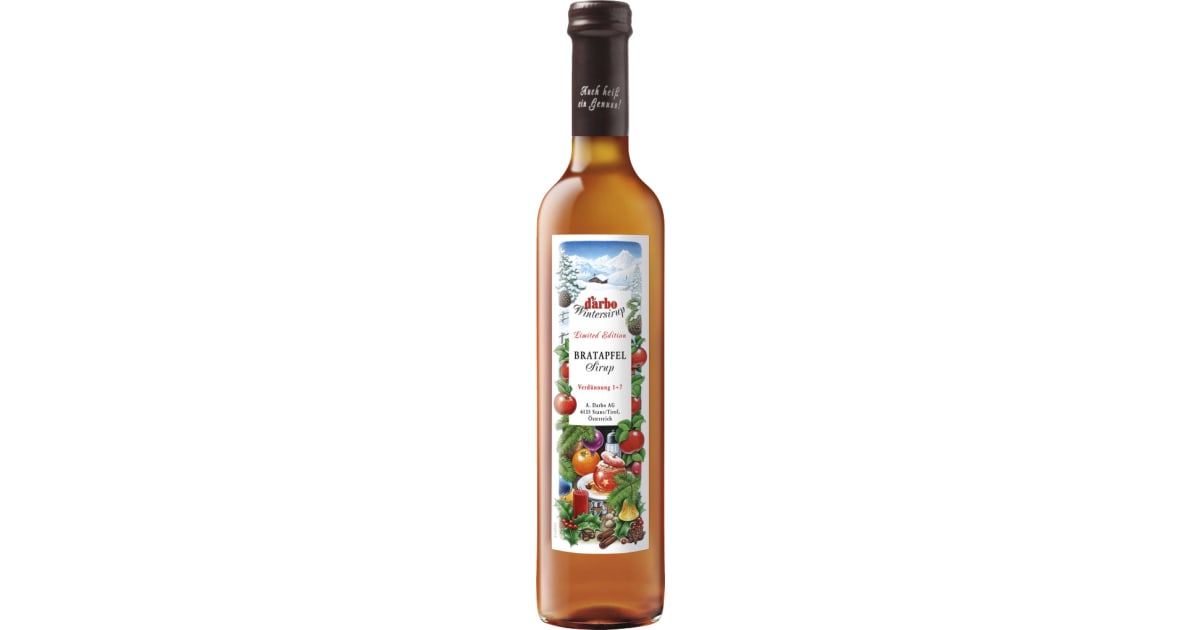 Darbo Wintersirup Bratapfel 0,5 Liter