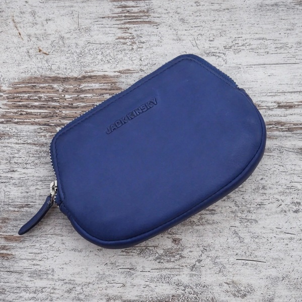 Schlüsseltasche mit  Kartenfächern .240 blau