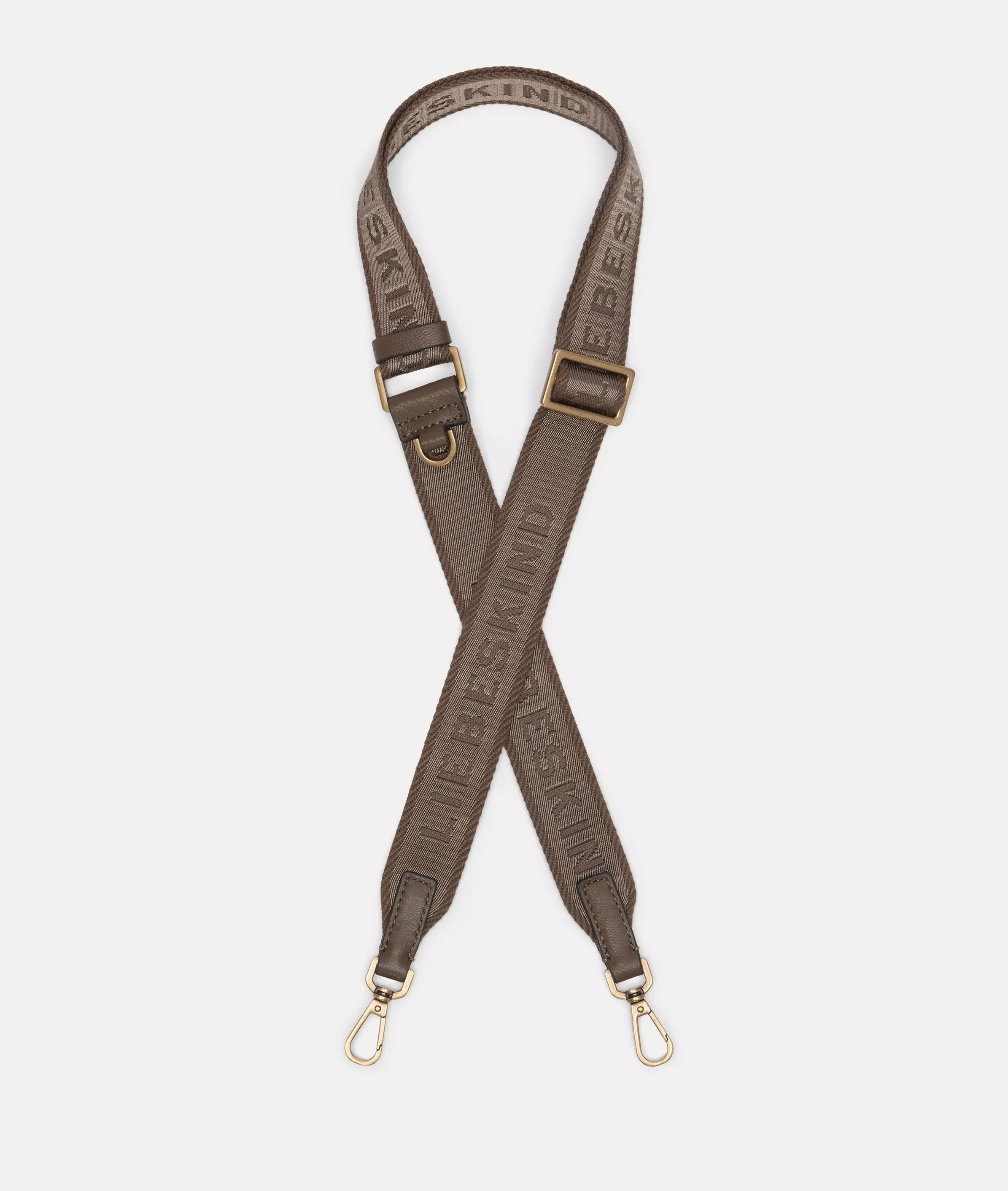 Shoulder strap with logo Long shoulder strap with logo lettering