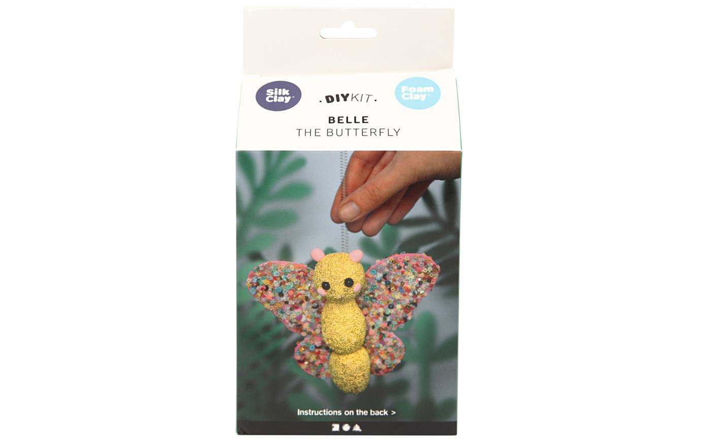 Modellier-Set Silk / Foam Clay Schmetterling, 1 SetBastelset zum Modellieren