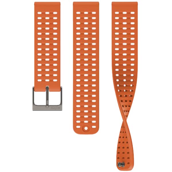 Accessoire montre SUUNTO ATH2 SILICONE STRAP S+M CANYON ORANGE