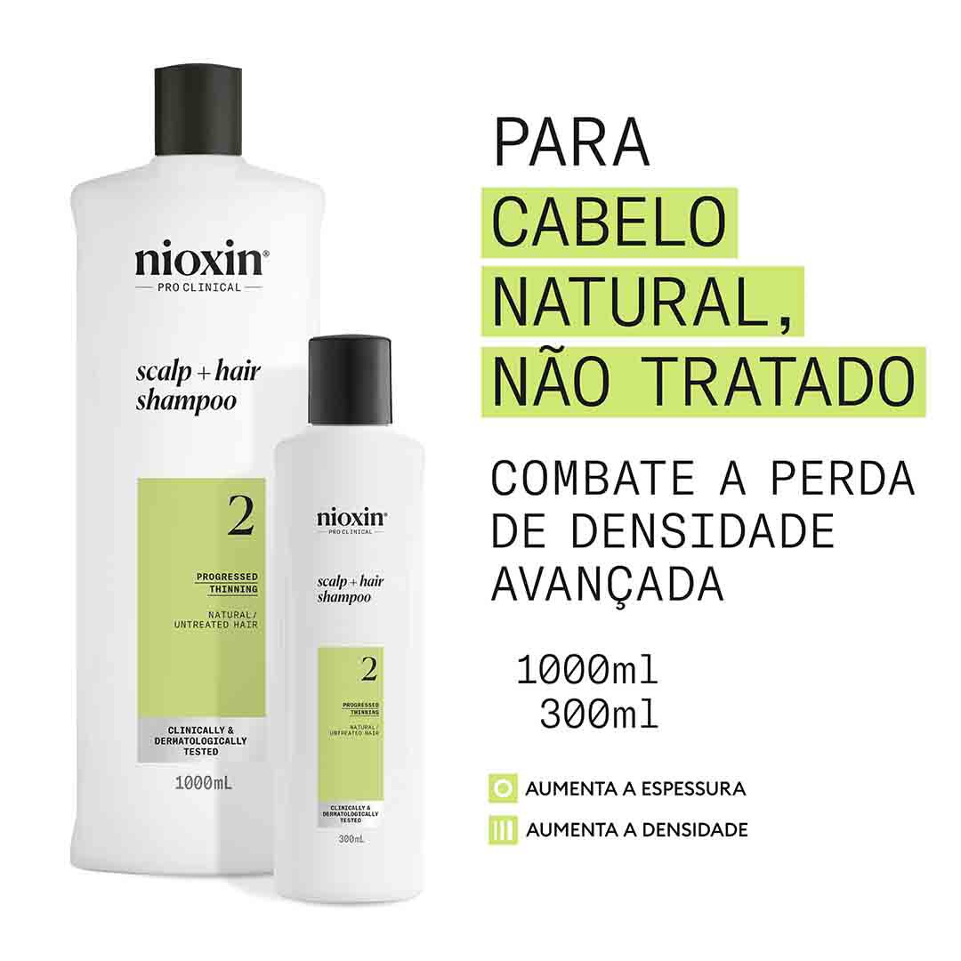 Nioxin Sistema 2 Champô - 300ml