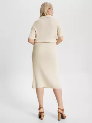 Vestido Polo Midi Relaxado