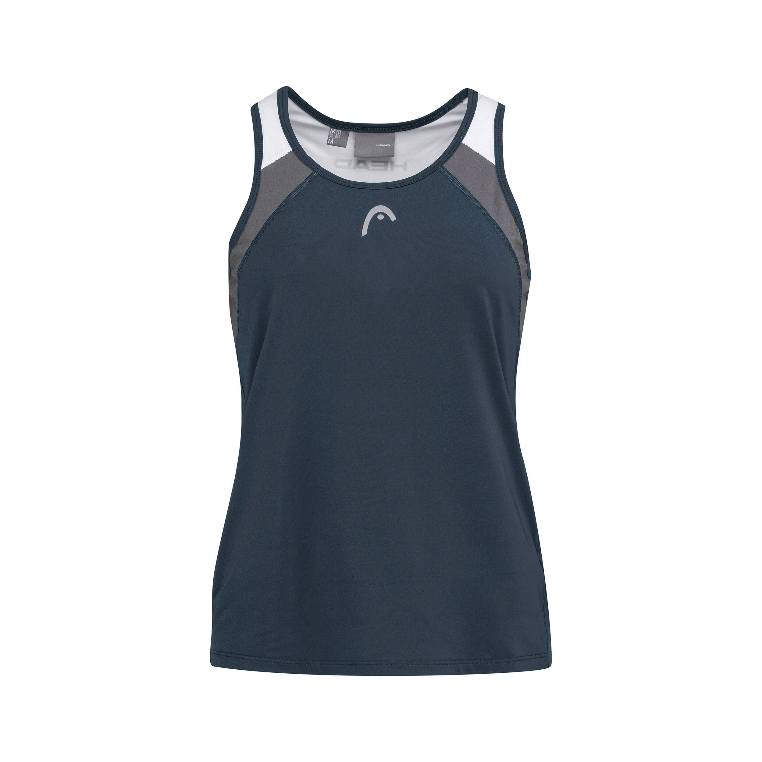 HEAD Club 22 Tank-Top Débardeur Tank Top Filles - Bleu Foncé , Blanc