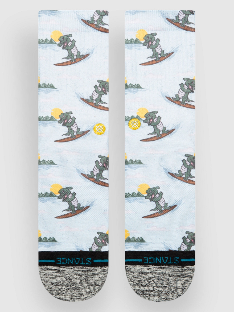 Stance Later Gator Crew Socks lightblue