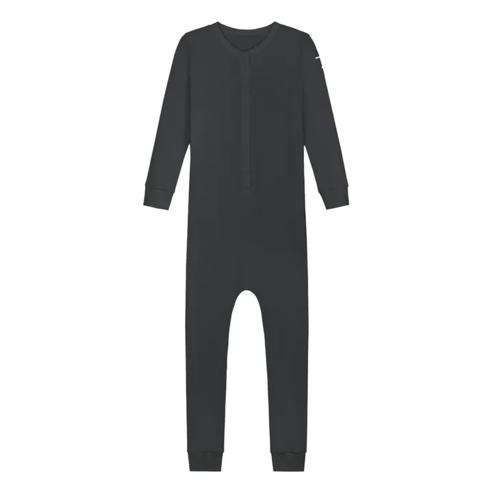 Gray Label Pyjamas Sans Pieds Coton Bio - Capsule Homewear  | Noir