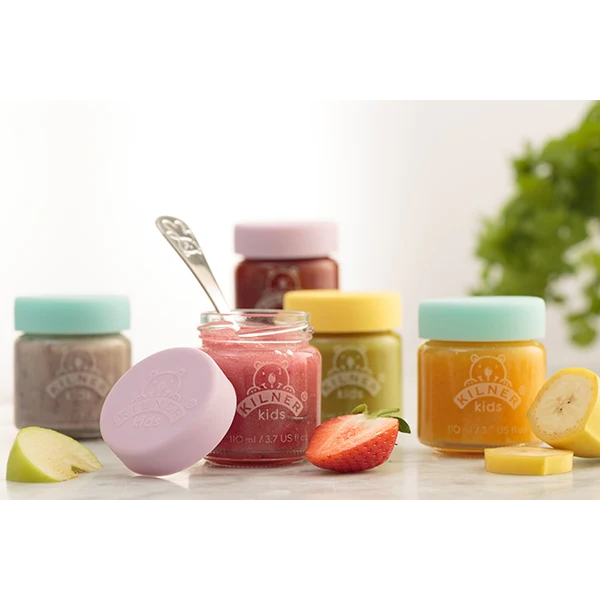 Set de 6 bocaux en verre Kids 110 ml Kilner