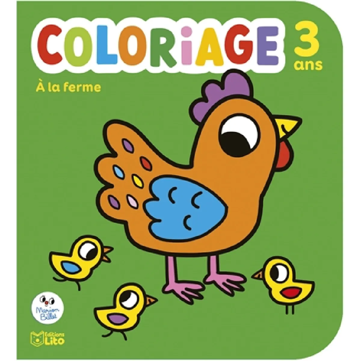 A la ferme, 3 ans : coloriage