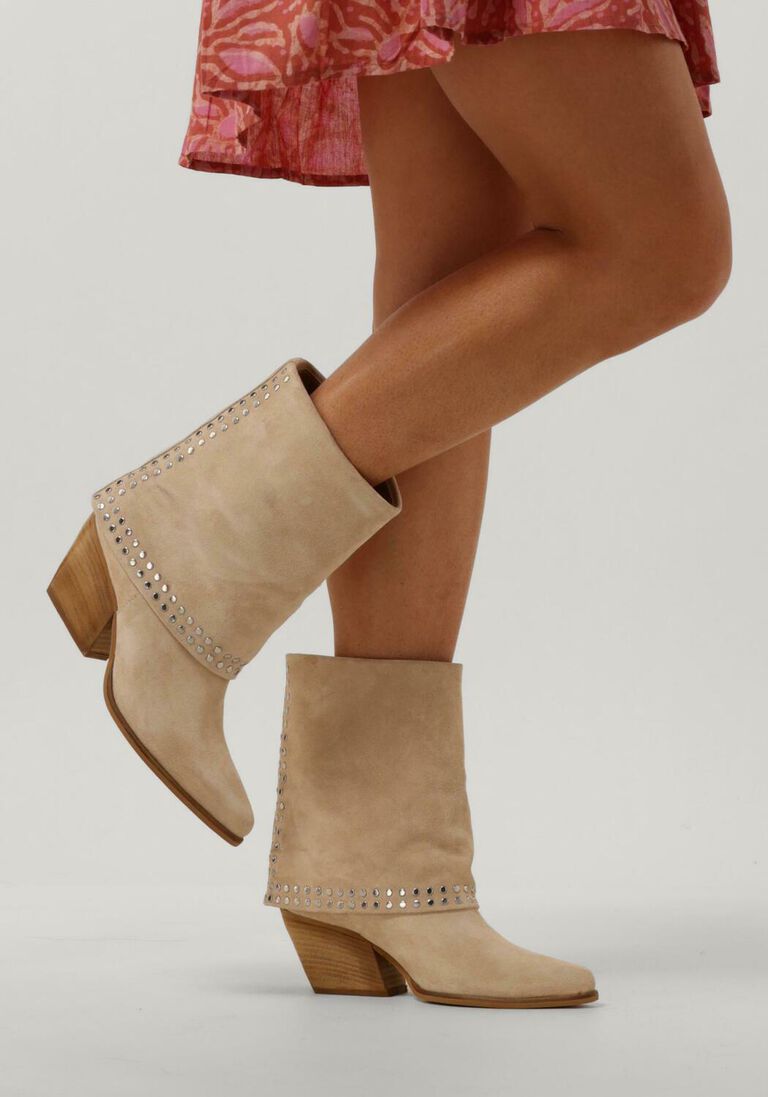 NOTRE-V beige notre-v enkellaarsjes as144