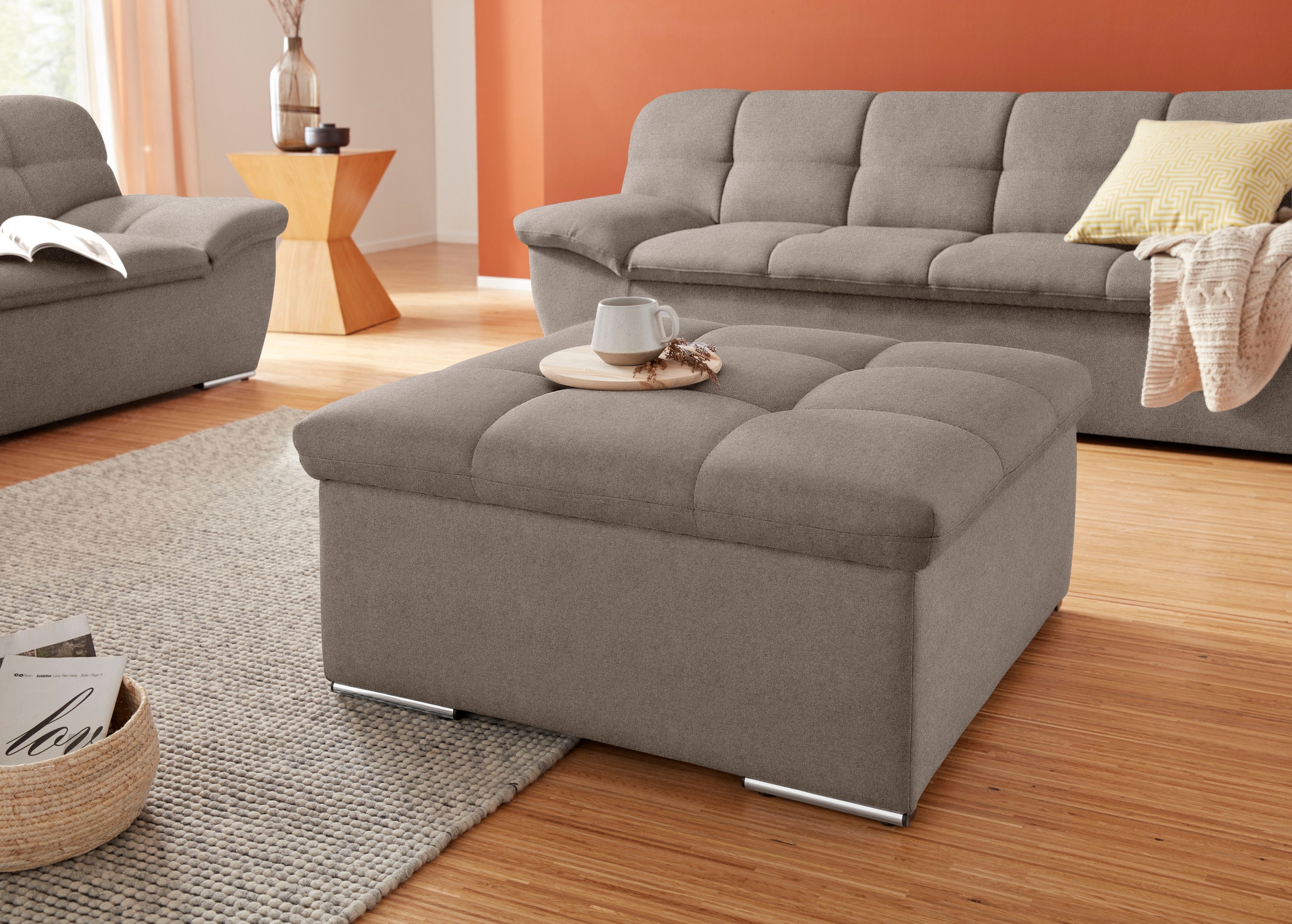 DOMO collection Sitzhocker »Lagoa« in grosser Farbauswahl