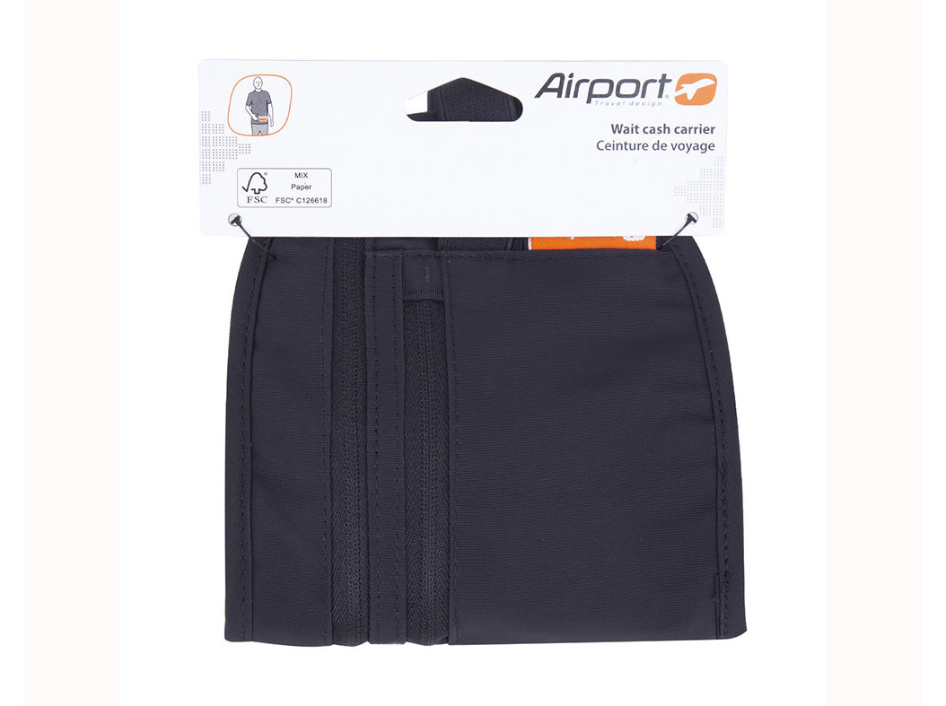 BOLSA DE CINTURA AIRPORT CINZENTO