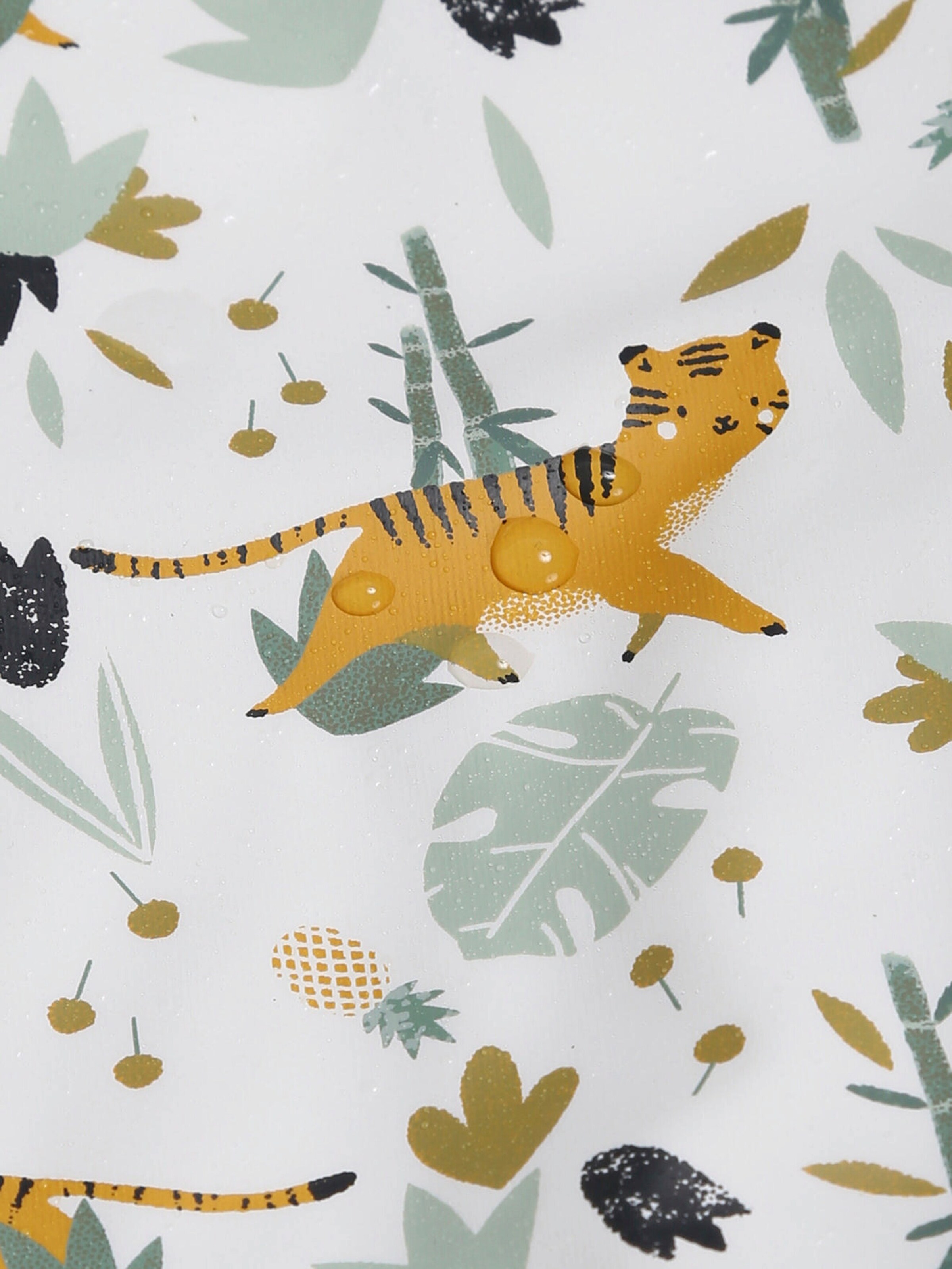 Vertbaudet Baby Ärmellätzchen, Kleinkinder Malkittel mit Tiermotiven mehrfarbig/pandafreunde tiger