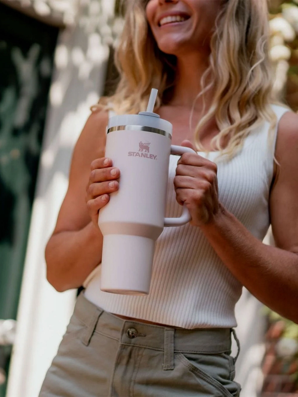 Stanley The Quencher H2.O FlowState Tumbler Bottle rose quartz 2.0
